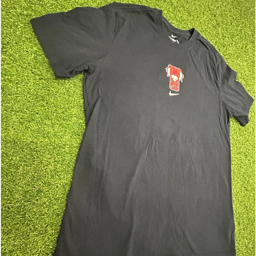 Nike Tiger Woods Frank the Tiger Graphic T-Shirt Black Mens Medium TW Logo